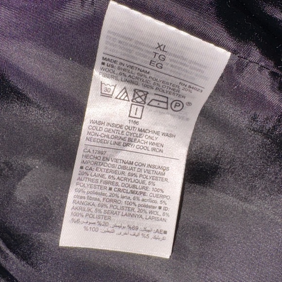 Old Navy Checkered Wool-Blend Coat - Picture 8 of 8